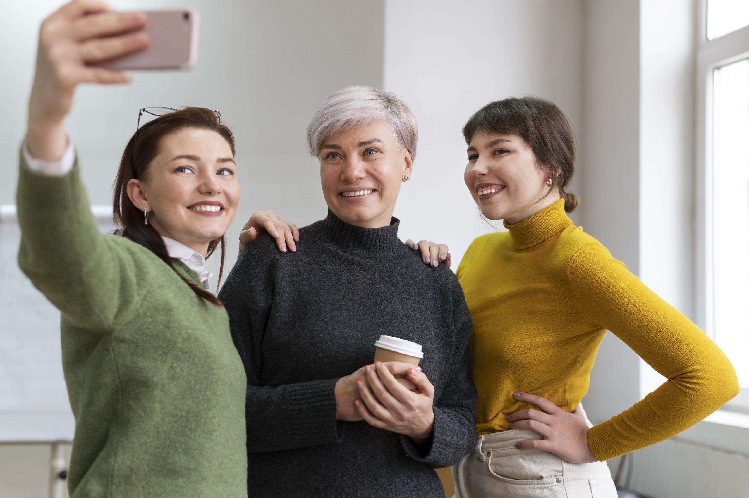 office workers working together as team scaled office workers working together as team scaled