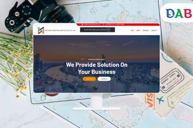 Case Study Best Choice Business and Visa Care Co. Ltd. – Legal Visa Services Website by Digital Agency Bangkok Co. Ltd